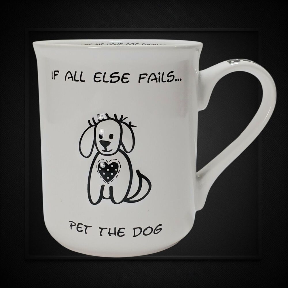 Dog Lover Dimensional Ceramic Mug by Enesco Marci 16oz Children of the Light